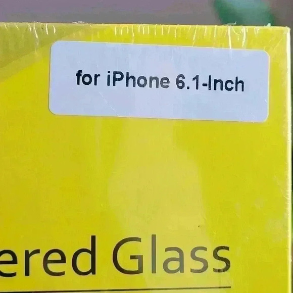 Tempered glass iphone 6.1  screen protectors 3 Pack new sealed - Picture 4 of 6